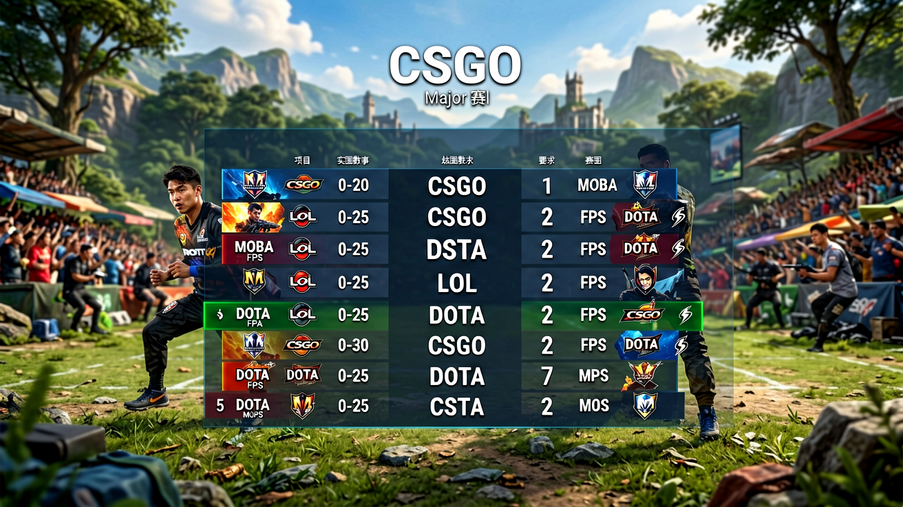 CSGO职业联赛比分数据